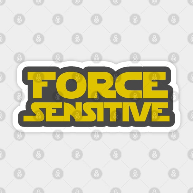 Force Sensitive Sticker by tsterling